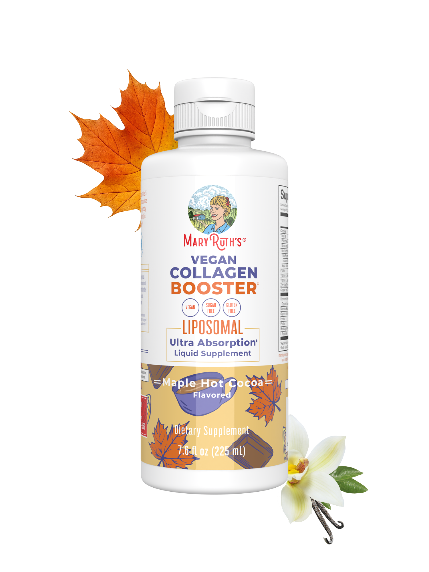 Vegan Liquid Collagen Booster Liposomal Supplement MaryRuth Organics Vegan Liquid Collagen Booster Liposomal Supplement MaryRuth Organics