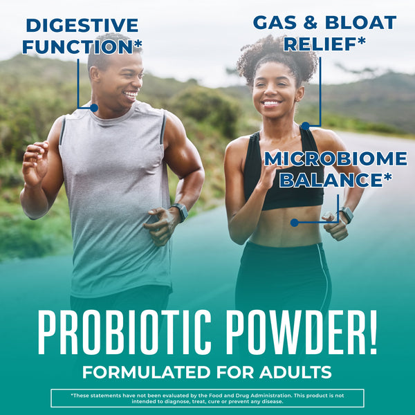 MaryRuth 3-in-1 Gas & Bloat Powder With Probiotics For Digestion Unflavored Pre, Pro & Postbiotic & Microbiome Balance  Health Benefits