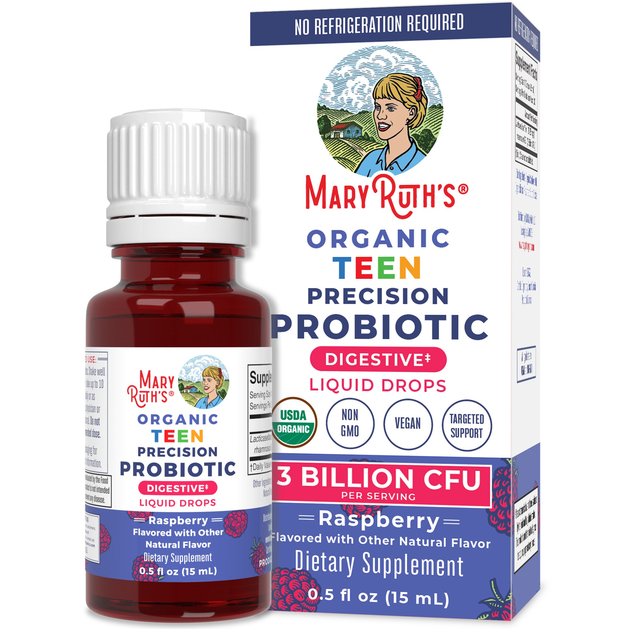 Organic Teen Precision Probiotic Digestive Liquid Drops