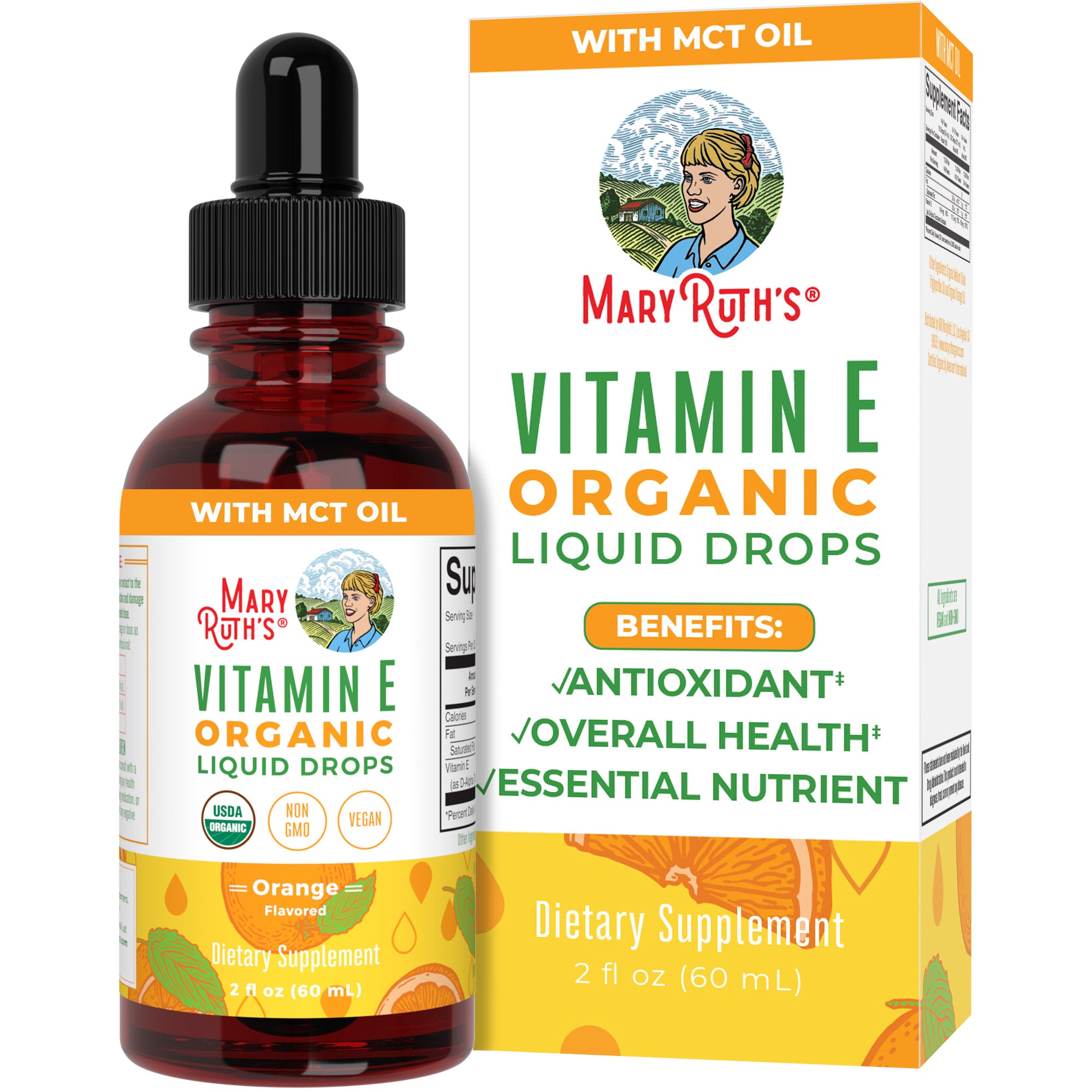 Vitamin E Organic Liquid Drops