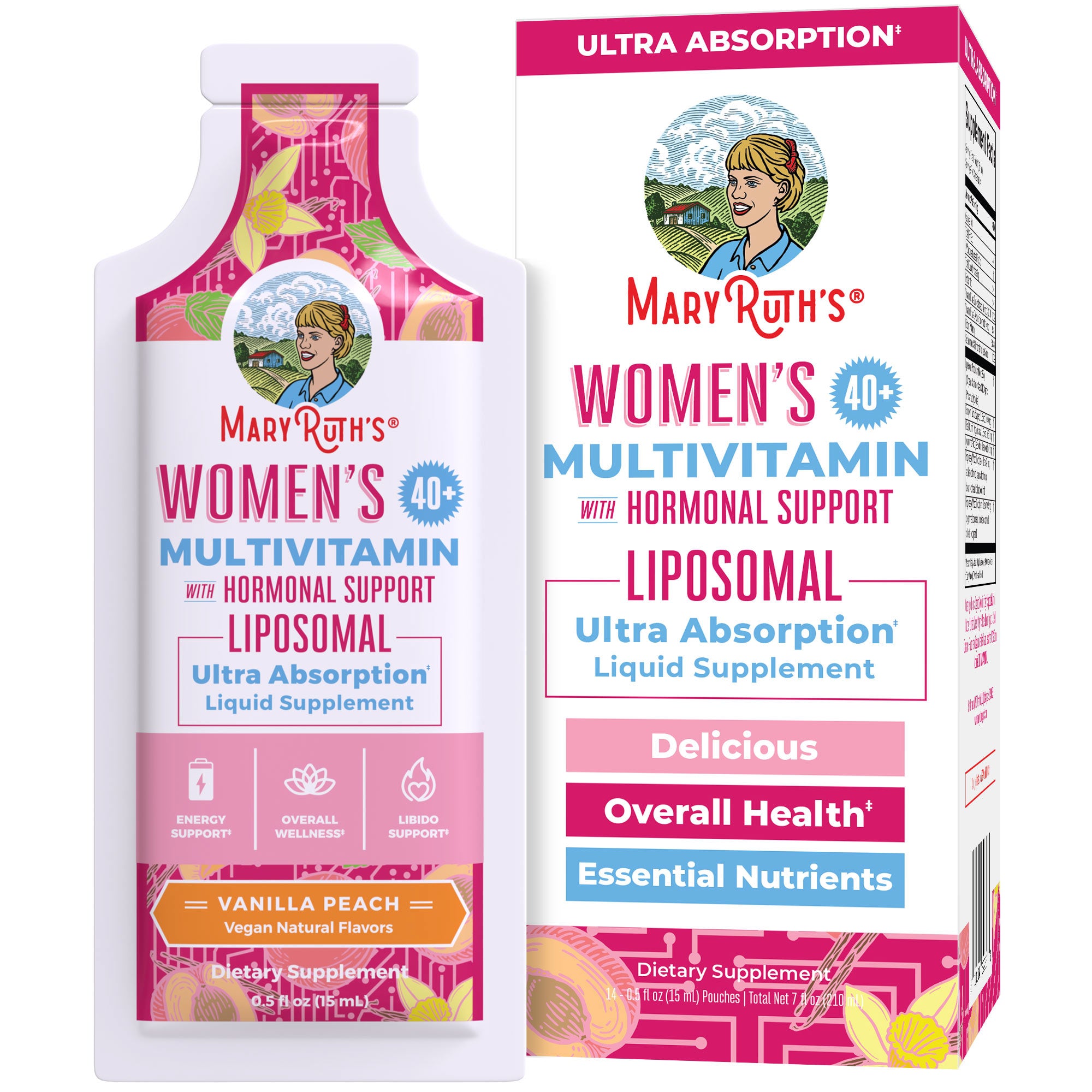 Liposomal Multivitamin for Women Over 40 MaryRuth Organics