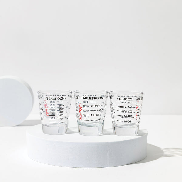 MaryRuth Measuring Cup Shot Glass  Product Photography