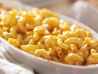 Banner image of article on Vegan & Gluten-Free Garlic Black Pepper Mac & Cheese Recipe