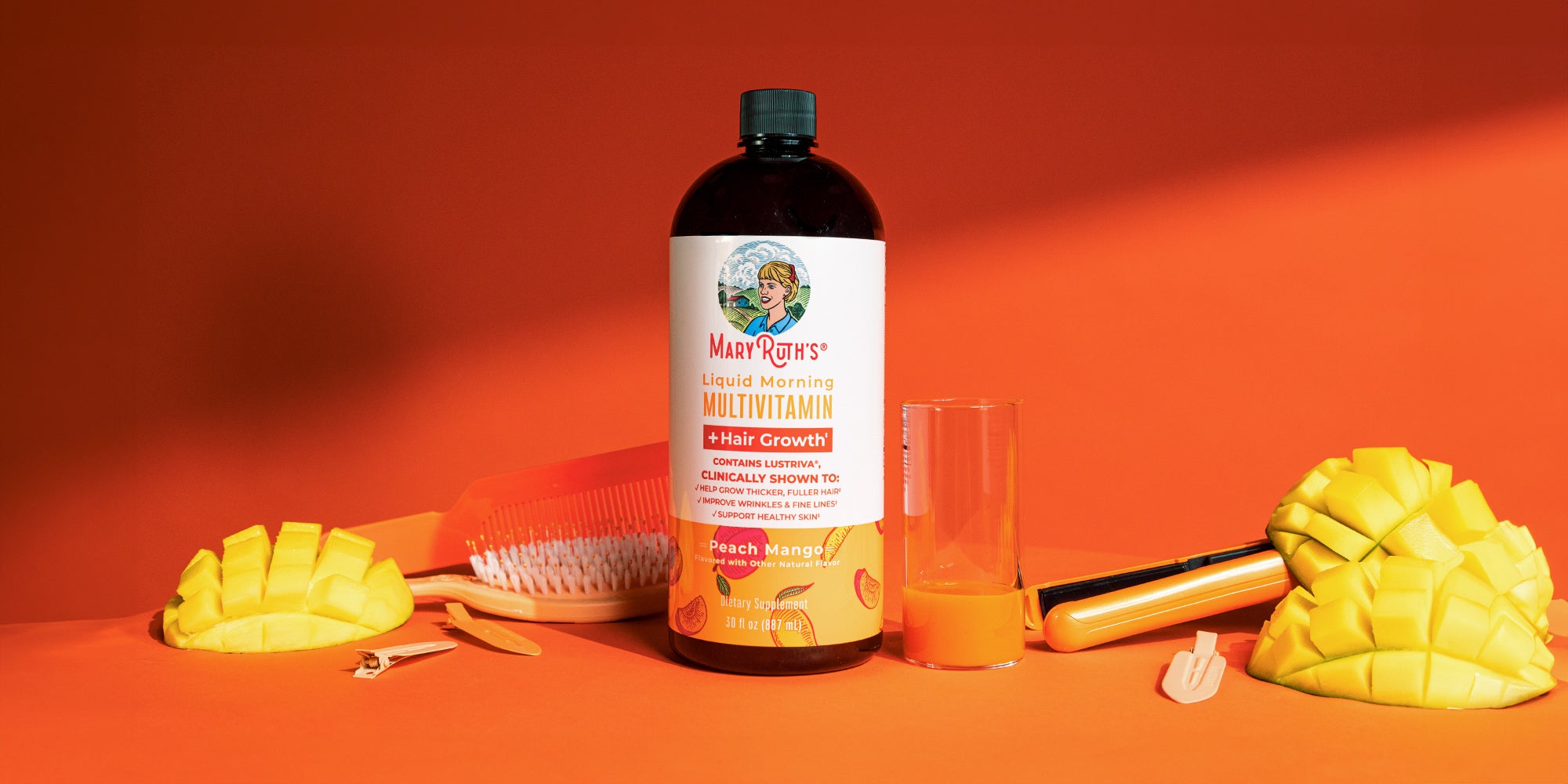 Liquid Morning Multivitamin + Hair Growth (3-Pack)