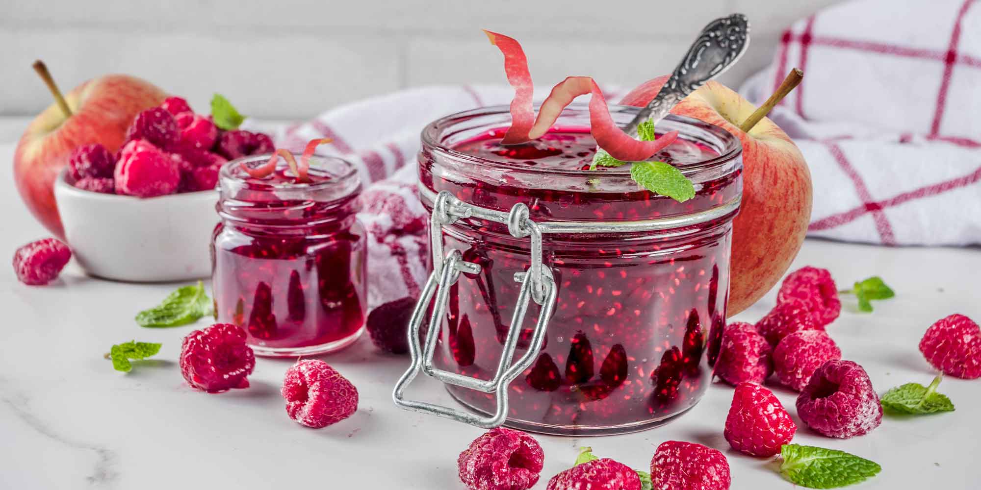 Homemade Raspberry Apple Peel Jam Recipe – MaryRuth Organics