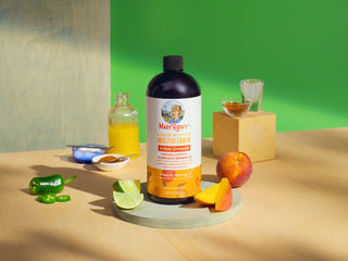 Banner image of article on Spicy Peach Mango Mocktail