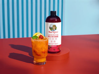 Banner image of article on Raspberry Multivitamin Spritzer Drink Recipe