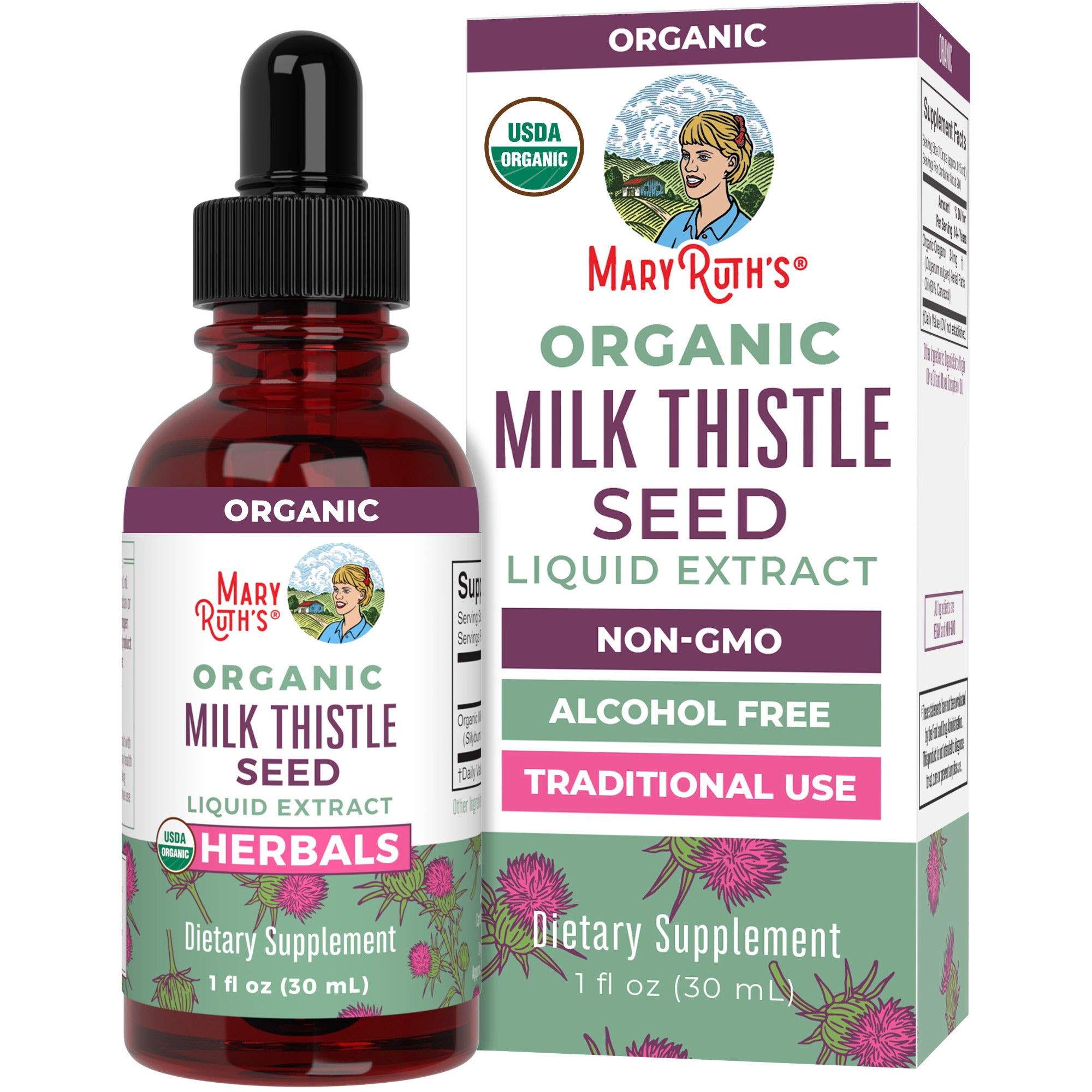 Organic Milk Thistle Seed Liquid Drops