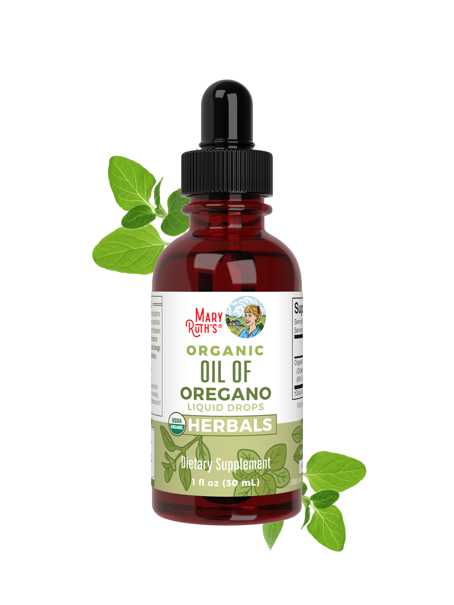 Oil of Oregano Liquid Drops 1oz Unflavored