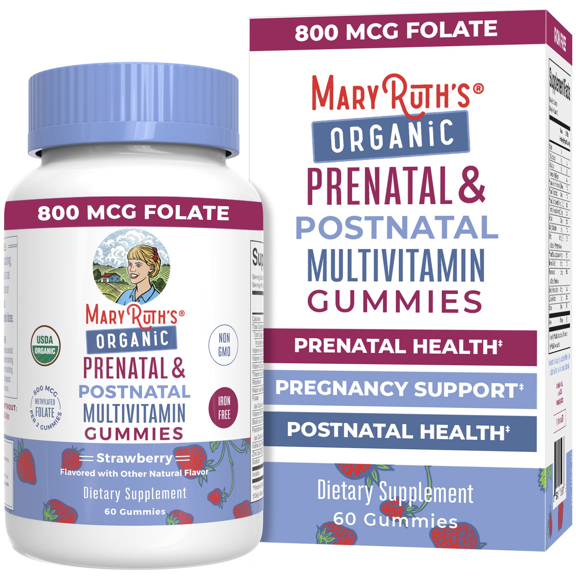 Organic Prenatal Postnatal Multivitamin Gummies MaryRuth Organics organic-prenatal-postnatal-multivitamin-gummies-maryruth-organics