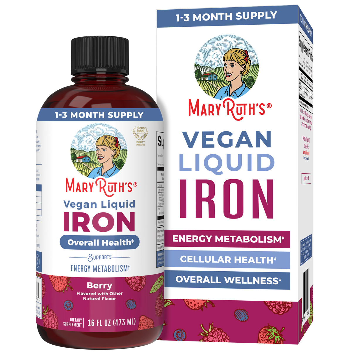 Vegan Liquid Iron Supplement – MaryRuth Organics