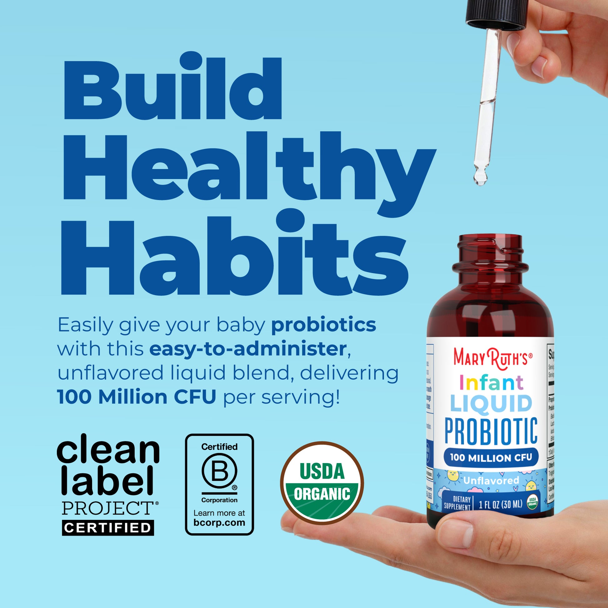 Organic Infant Liquid Probiotic