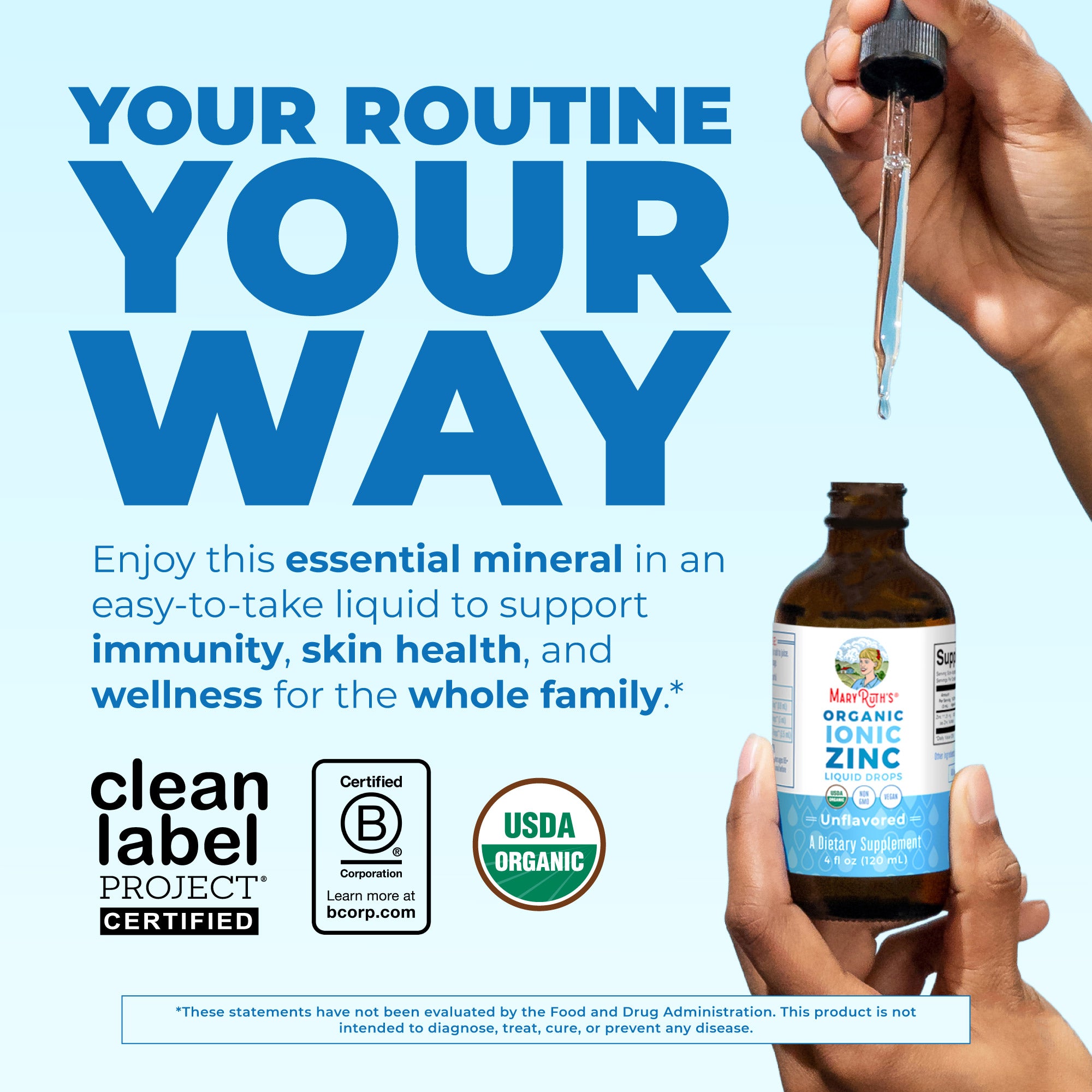 Liquid Ionic Zinc Drops Supplement – MaryRuth's