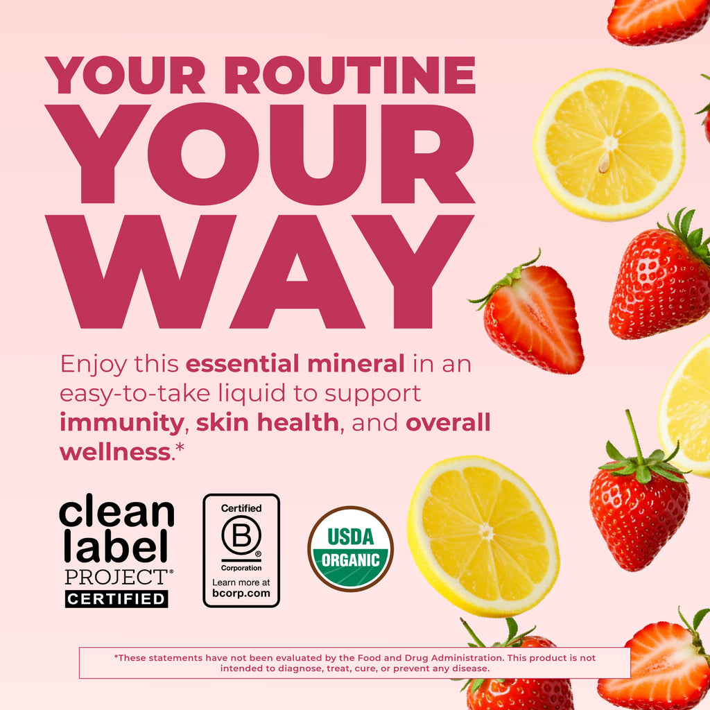 Organic Ionic Zinc Liquid Drops