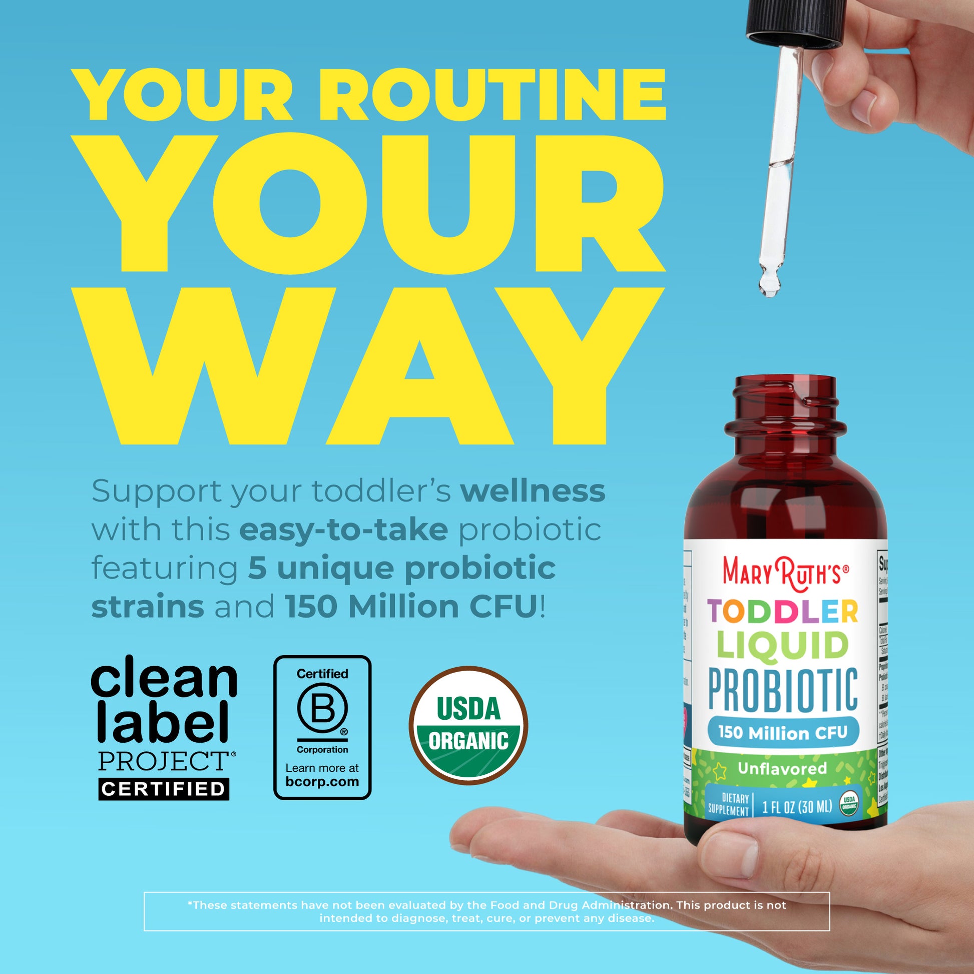 CoComelon Organic Toddler Liquid Probiotic