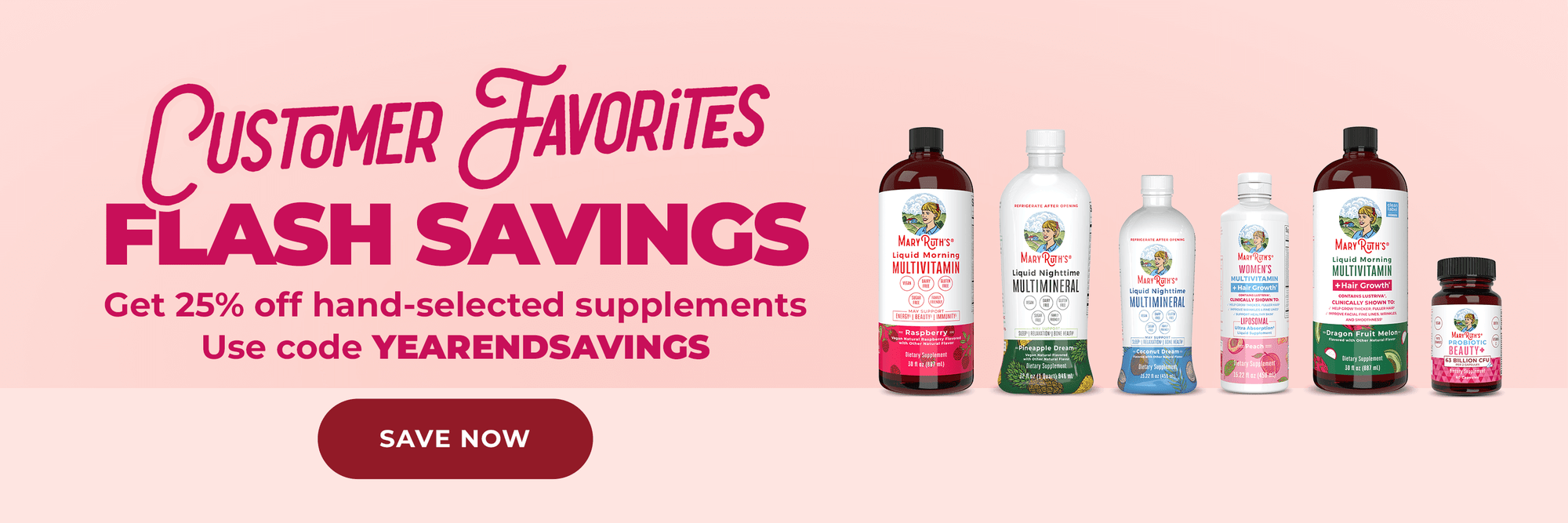 Flash Savings - 25% OFF Selected Products