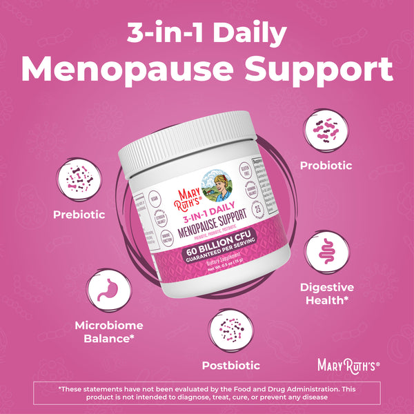 MaryRuth 3-in-1 Menopause Support Powder Vitamin Supplement Unflavored  Advertisement