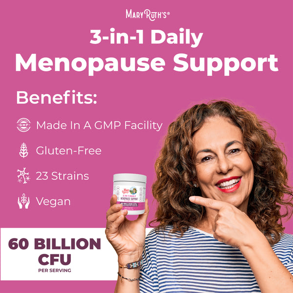 MaryRuth 3-in-1 Menopause Support Powder Vitamin Supplement Unflavored  Advertisement