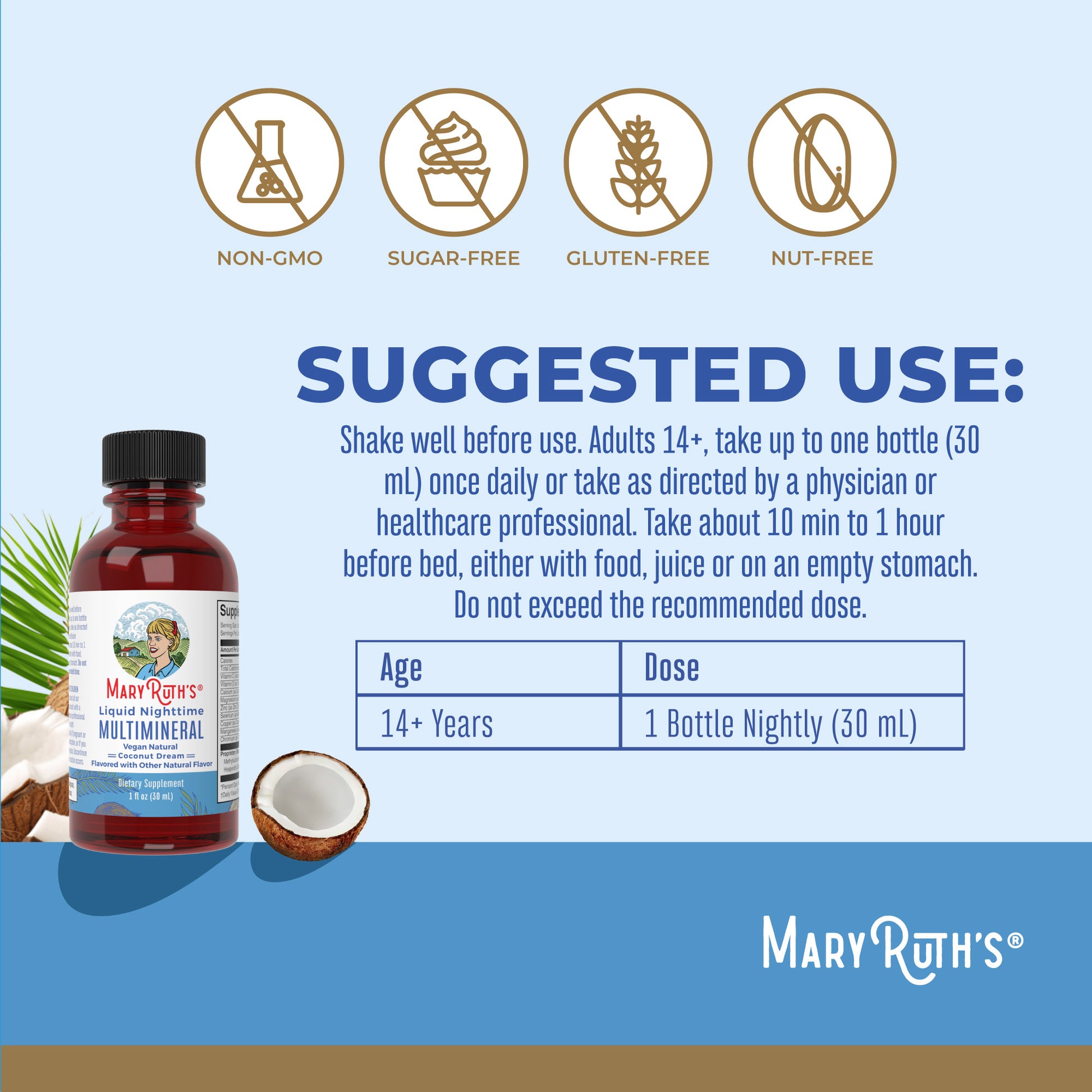 Liquid Nighttime Multimineral Travel Pack