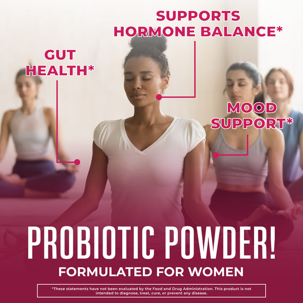 MaryRuth 3-in-1 Vaginal Health Support Powder with Probiotics Unflavored for healthy gut, mood, hormone balance, and immune function Health Benefits