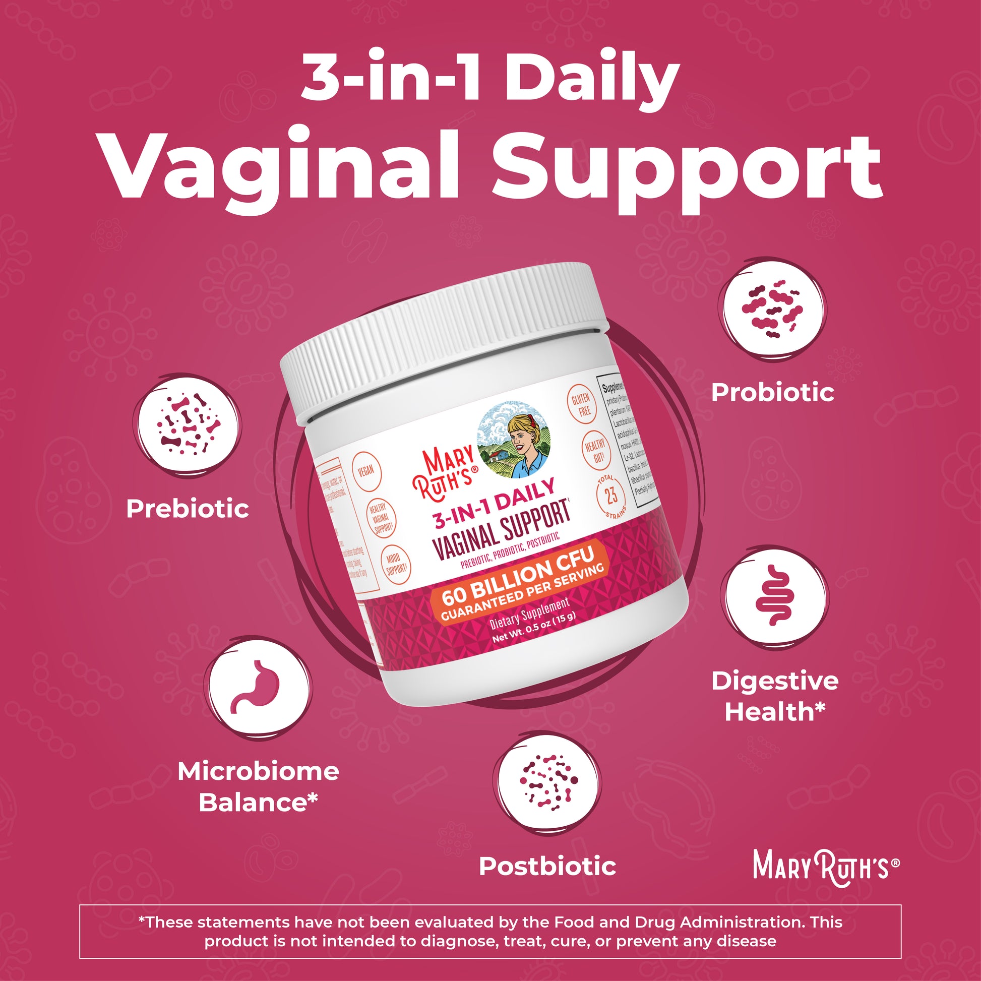 3-in-1 Vaginal Support Powder Daily