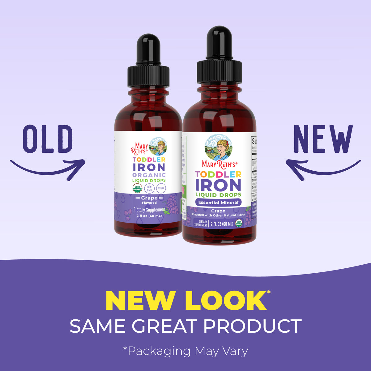 Organic Toddler Iron Liquid Drops