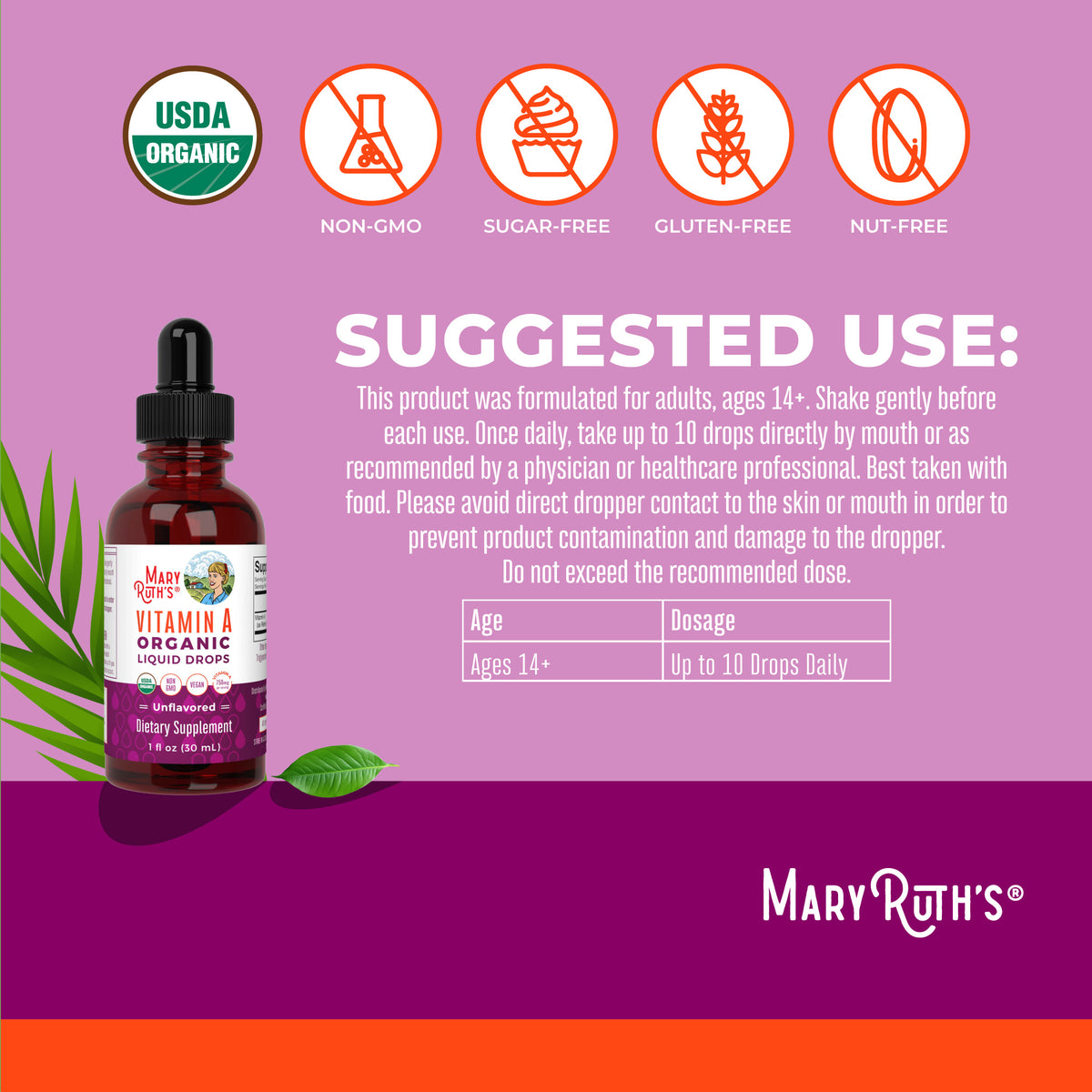 Vitamin & Minerals | Liquid & Gummy – MaryRuth Organics