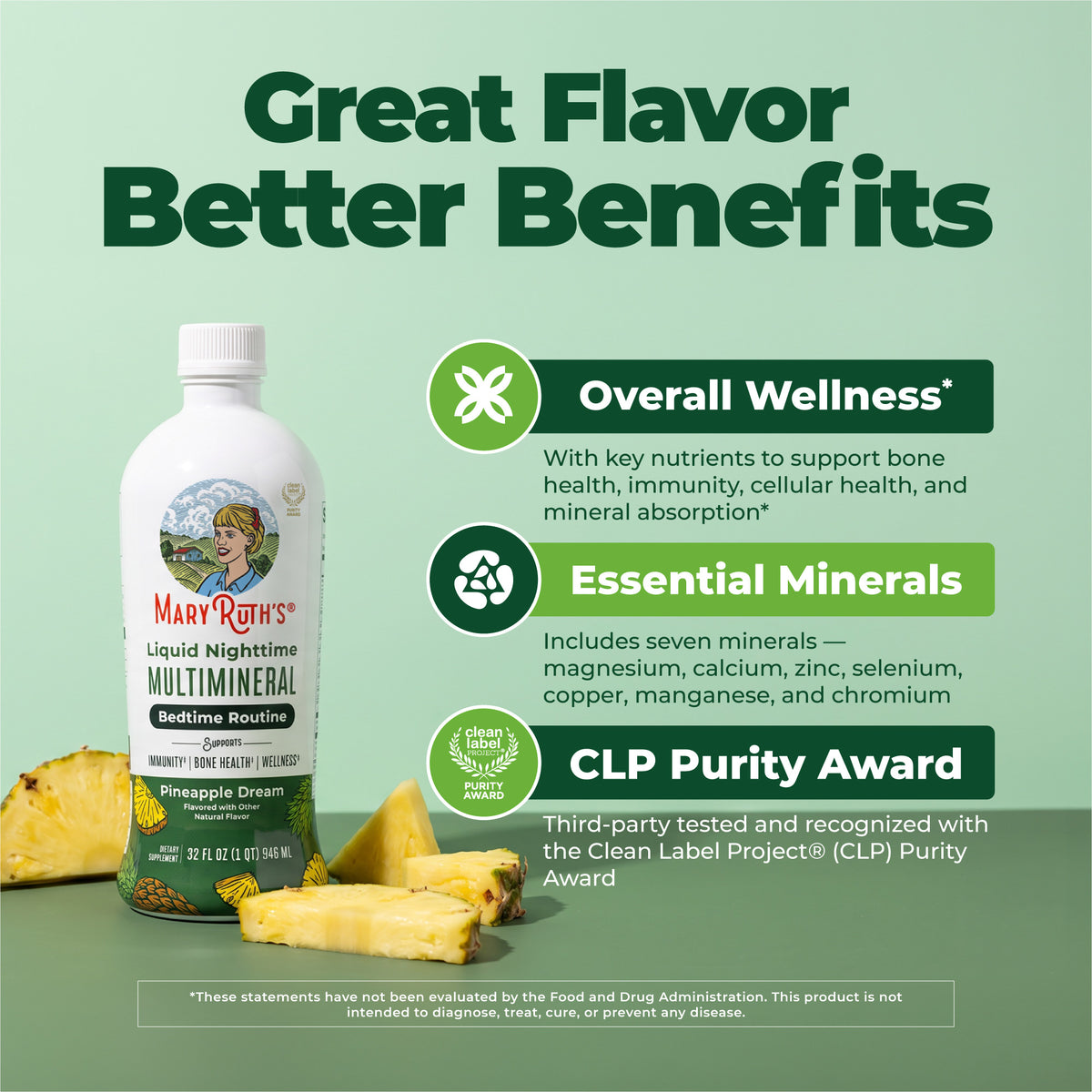 Liquid Nighttime Multimineral (Pineapple)