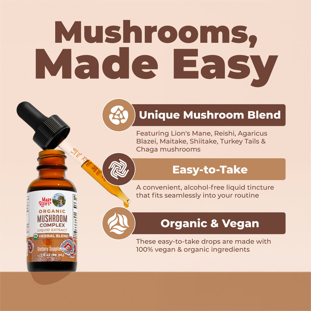 Organic Mushroom Complex Liquid Drops