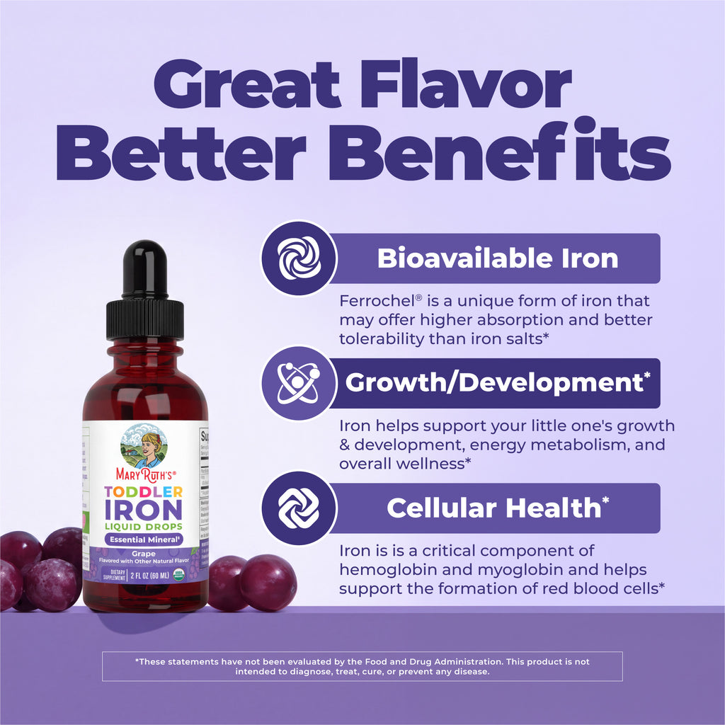 Organic Toddler Iron Liquid Drops