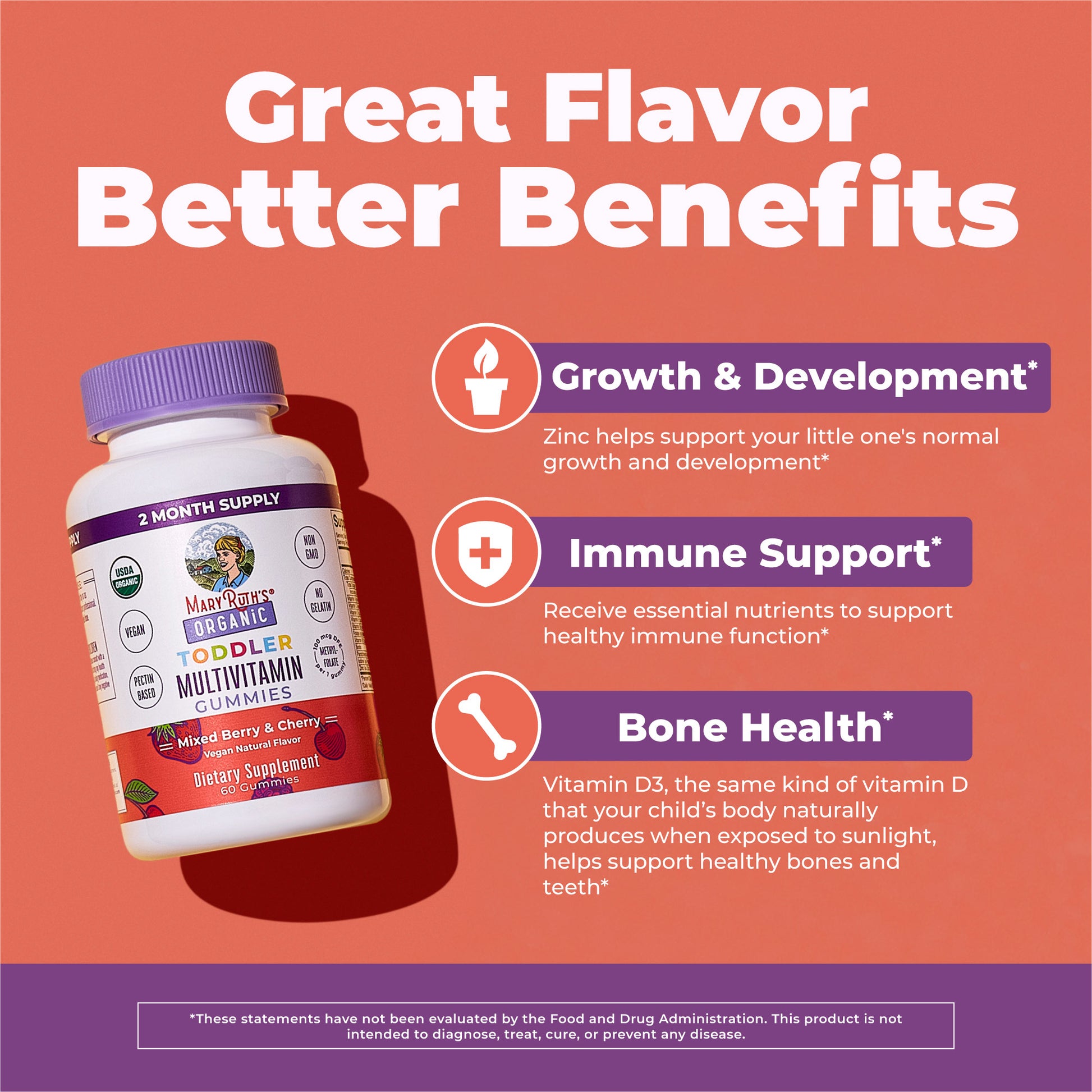 Organic Toddler Multivitamin Gummies