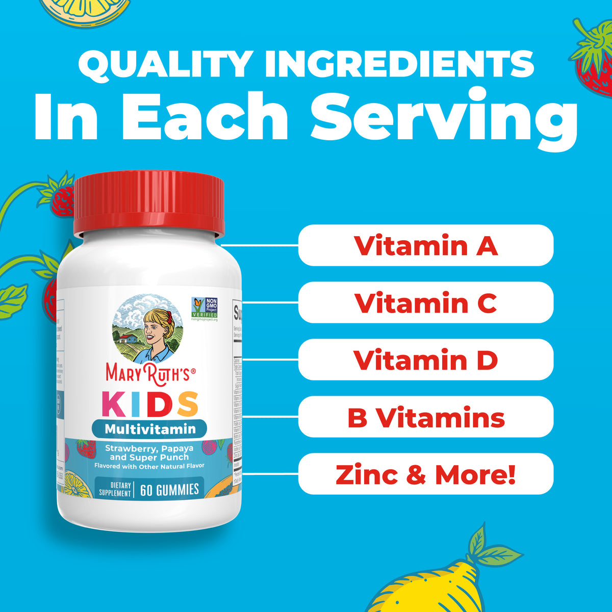 Gummy Vitamins For Kids & Adults – MaryRuth Organics