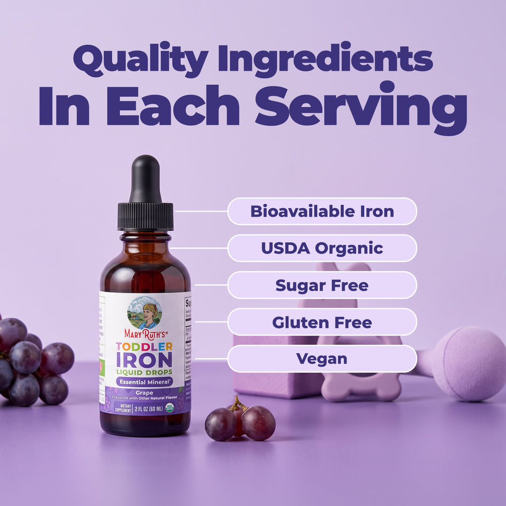 Organic Toddler Iron Liquid Drops