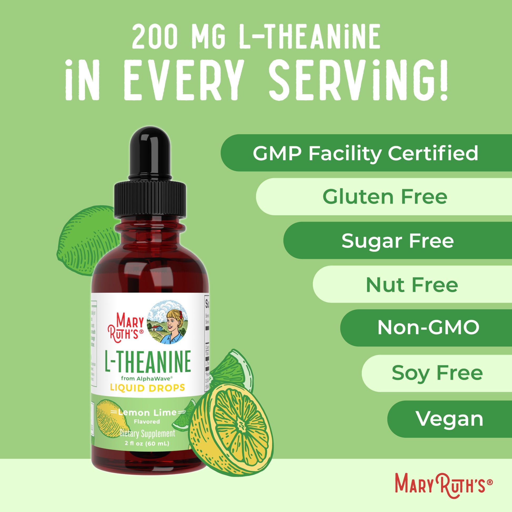L-Theanine Liquid Drops Ingredients