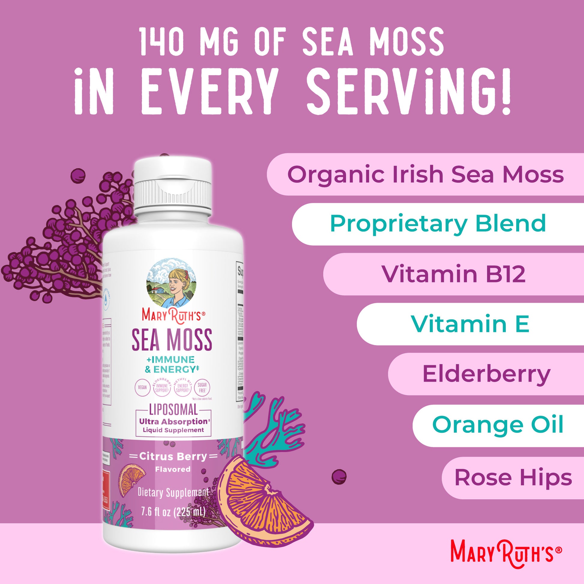 Sea Moss + Immune & Energy Liposomal