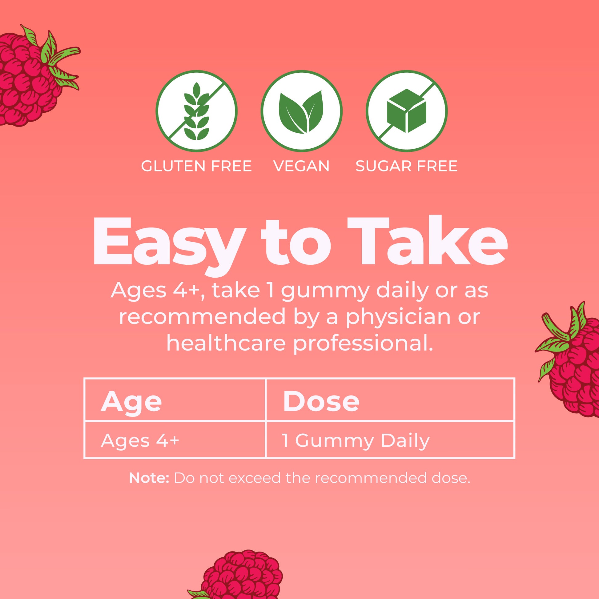 Sugar-Free D3 + B12 Gummies