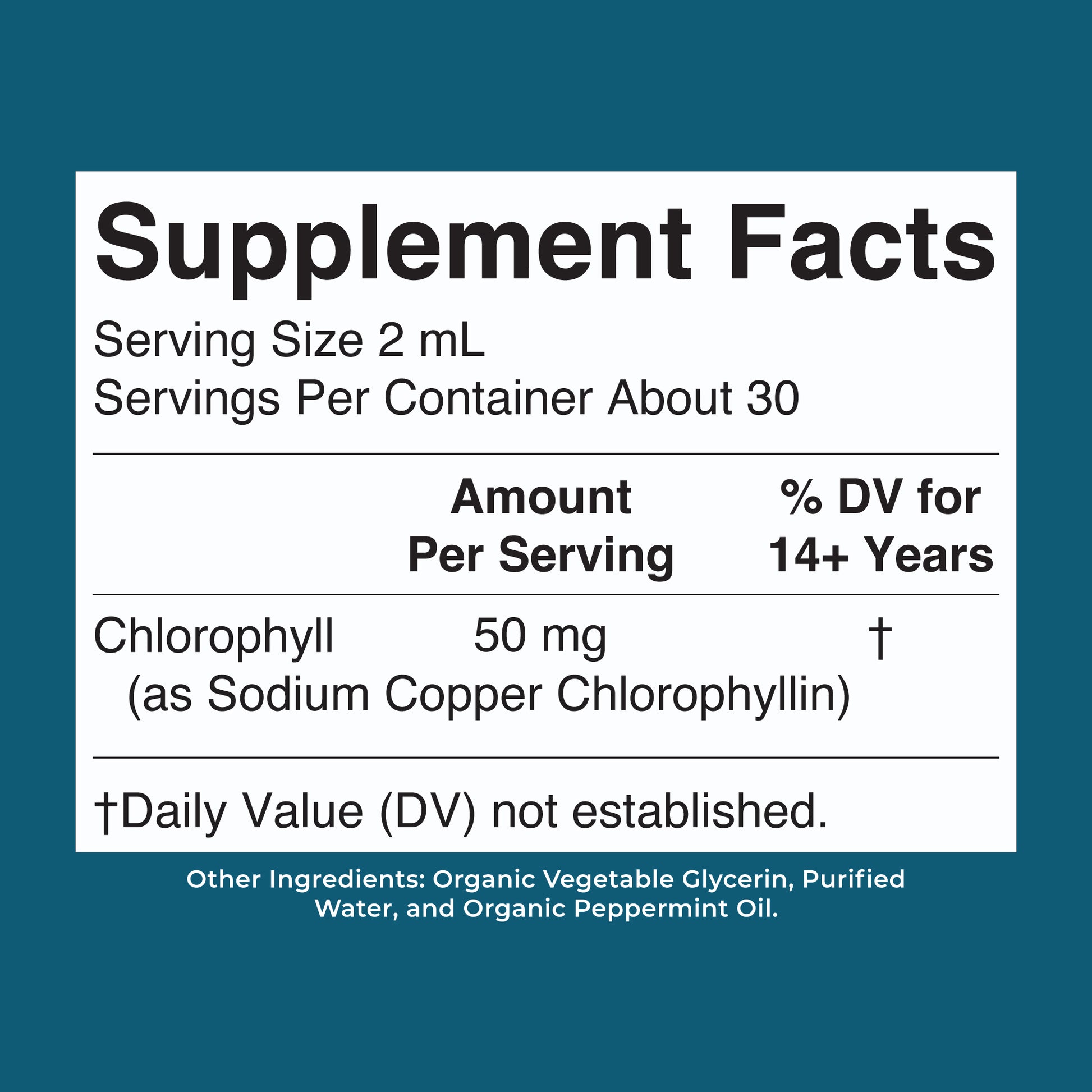 Vegan Liquid Chlorophyll Drops