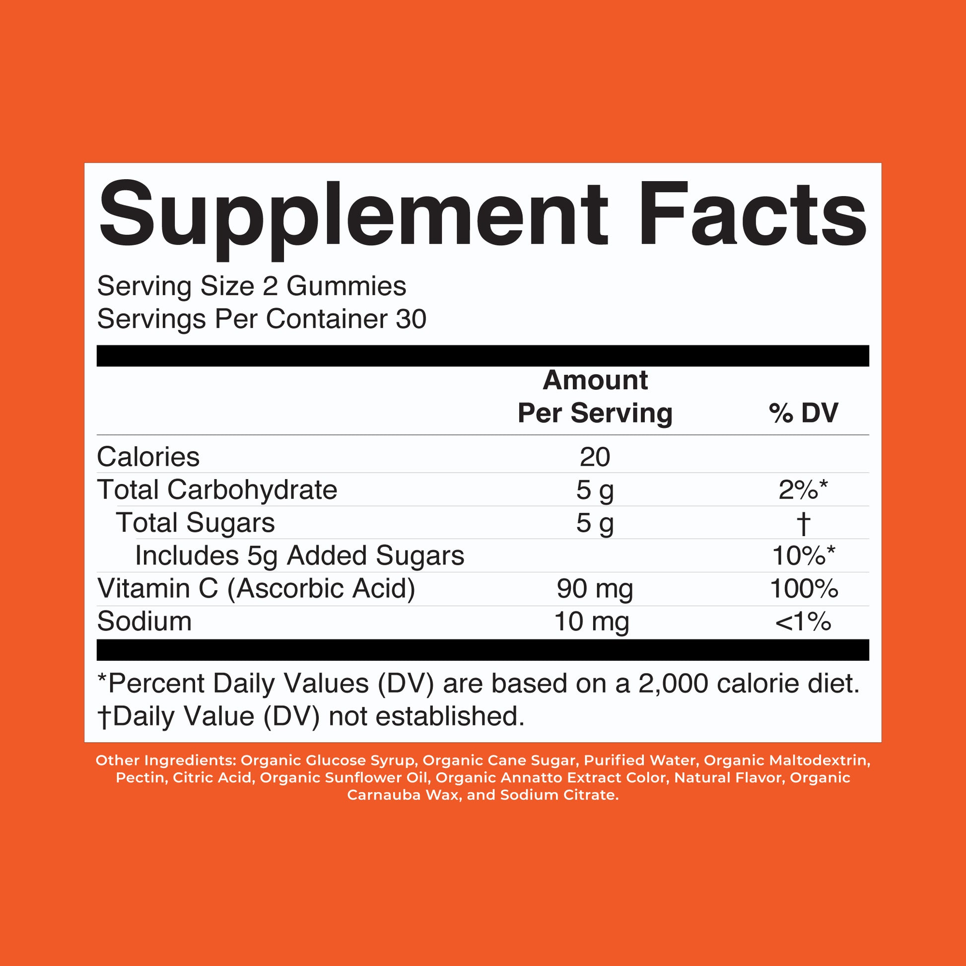 Organic Kids Vitamin C Gummies