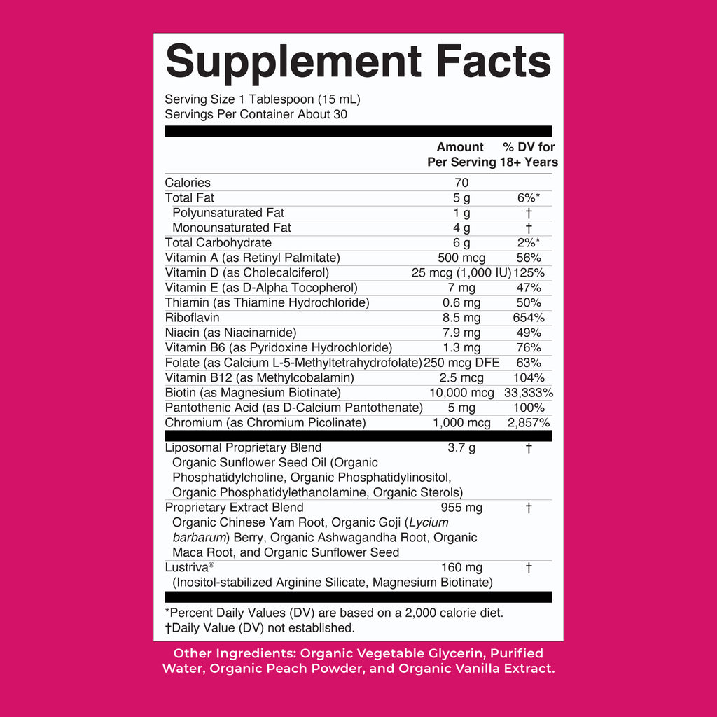 Women's Multivitamin + Hair Growth Liposomal