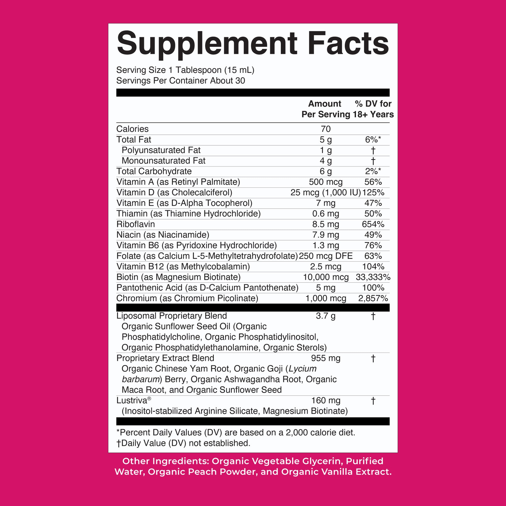 Women's Multivitamin + Hair Growth Liposomal