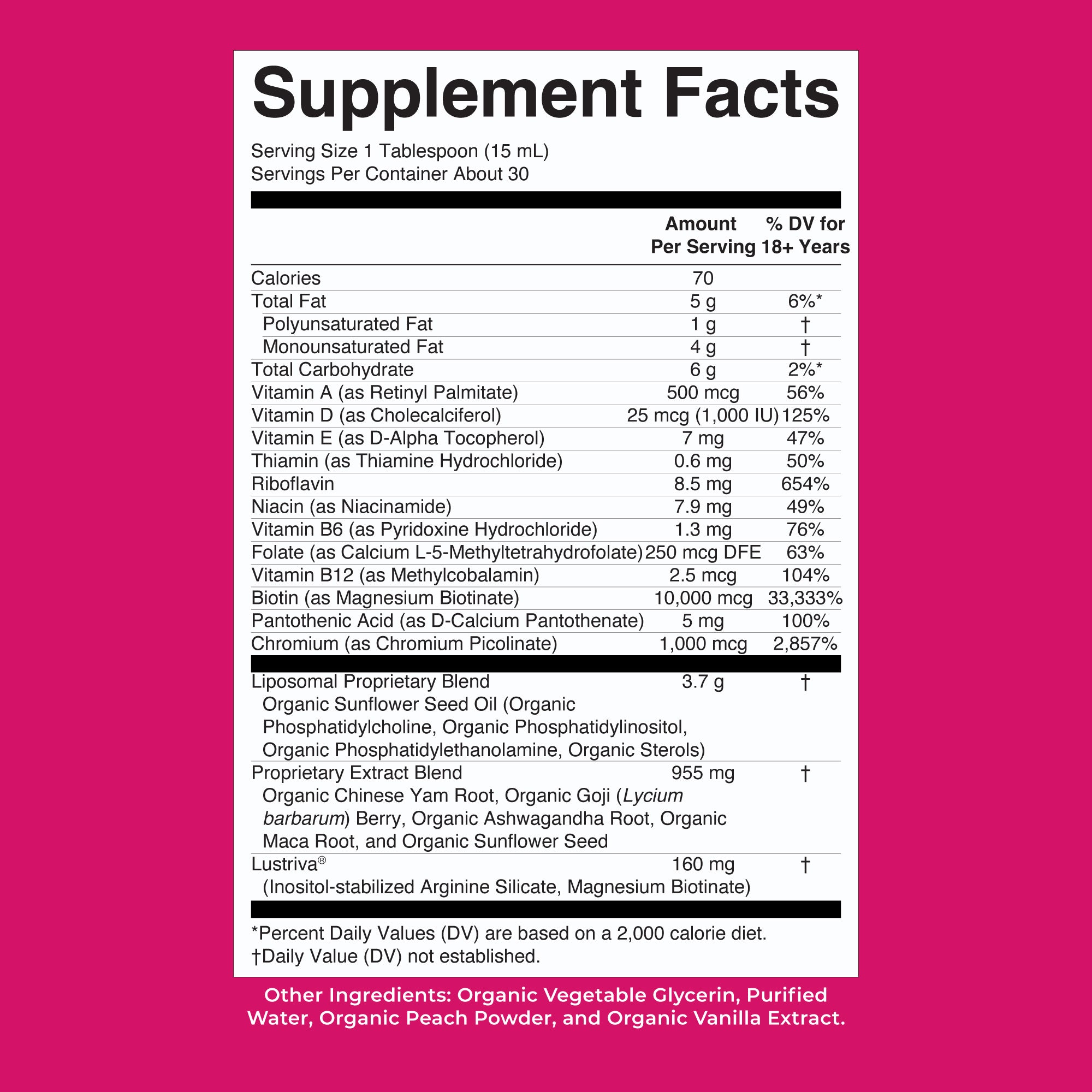 Women's Multivitamin + Hair Growth Liposomal