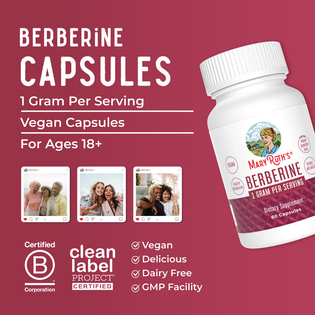 Berberine Capsules 60CT Great Flavor Better Benefits