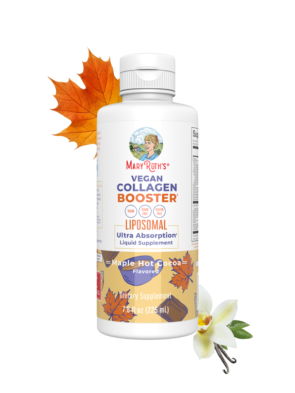 Vegan Liquid Collagen Booster Liposomal Supplement MaryRuth Organics Vegan Liquid Collagen Booster Liposomal Supplement MaryRuth Organics