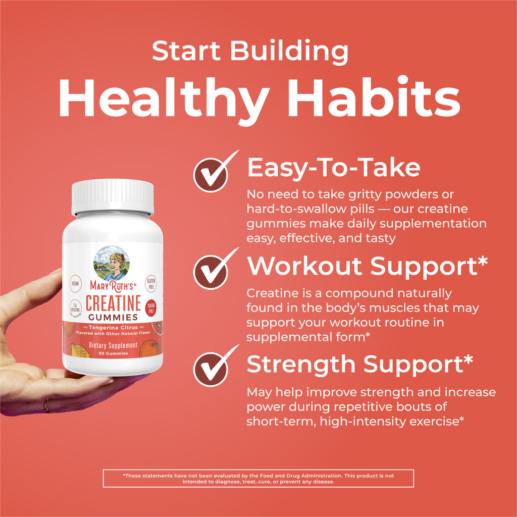 Creatine Gummies 90CT Tangerine Citrus Healthy Habits