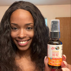 Jaimie S. holding product