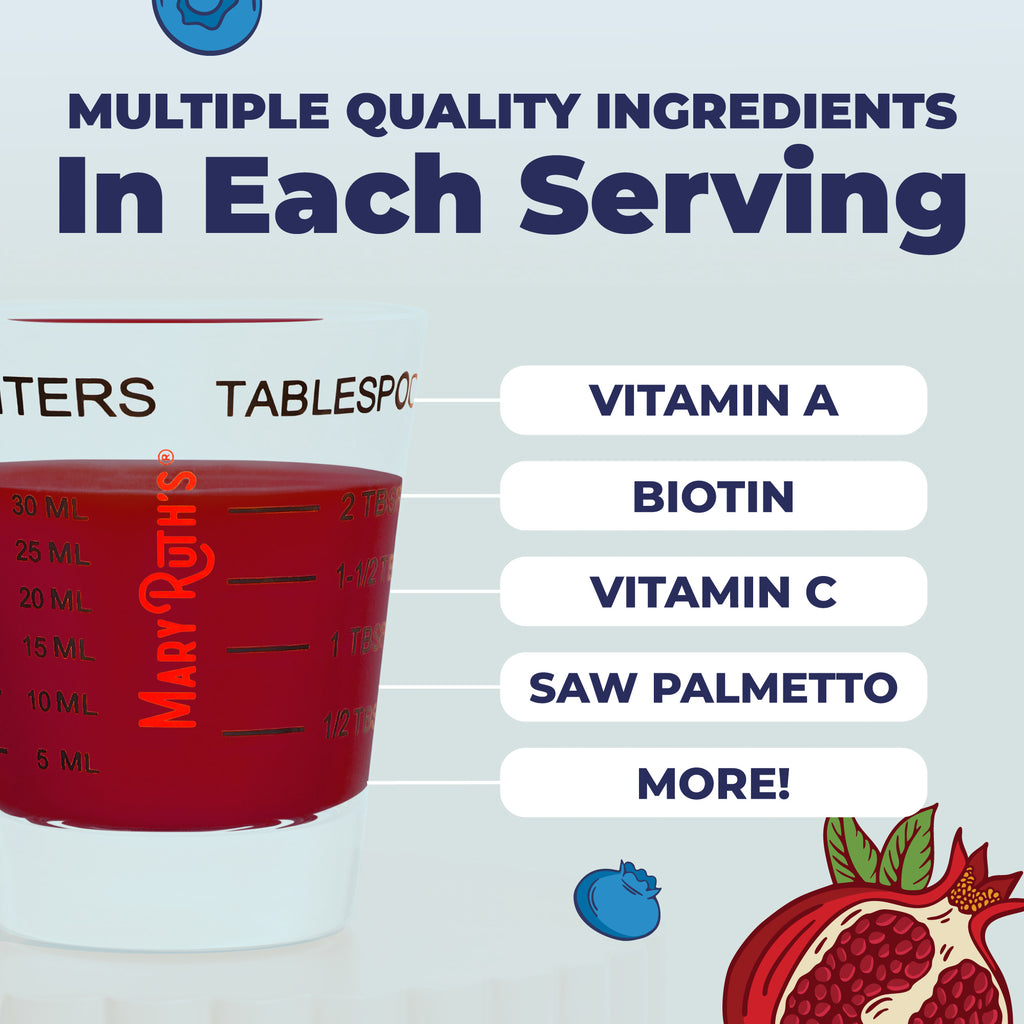 Daily Liquid Hair Formula 16oz Berry Pomegranate Ingredients