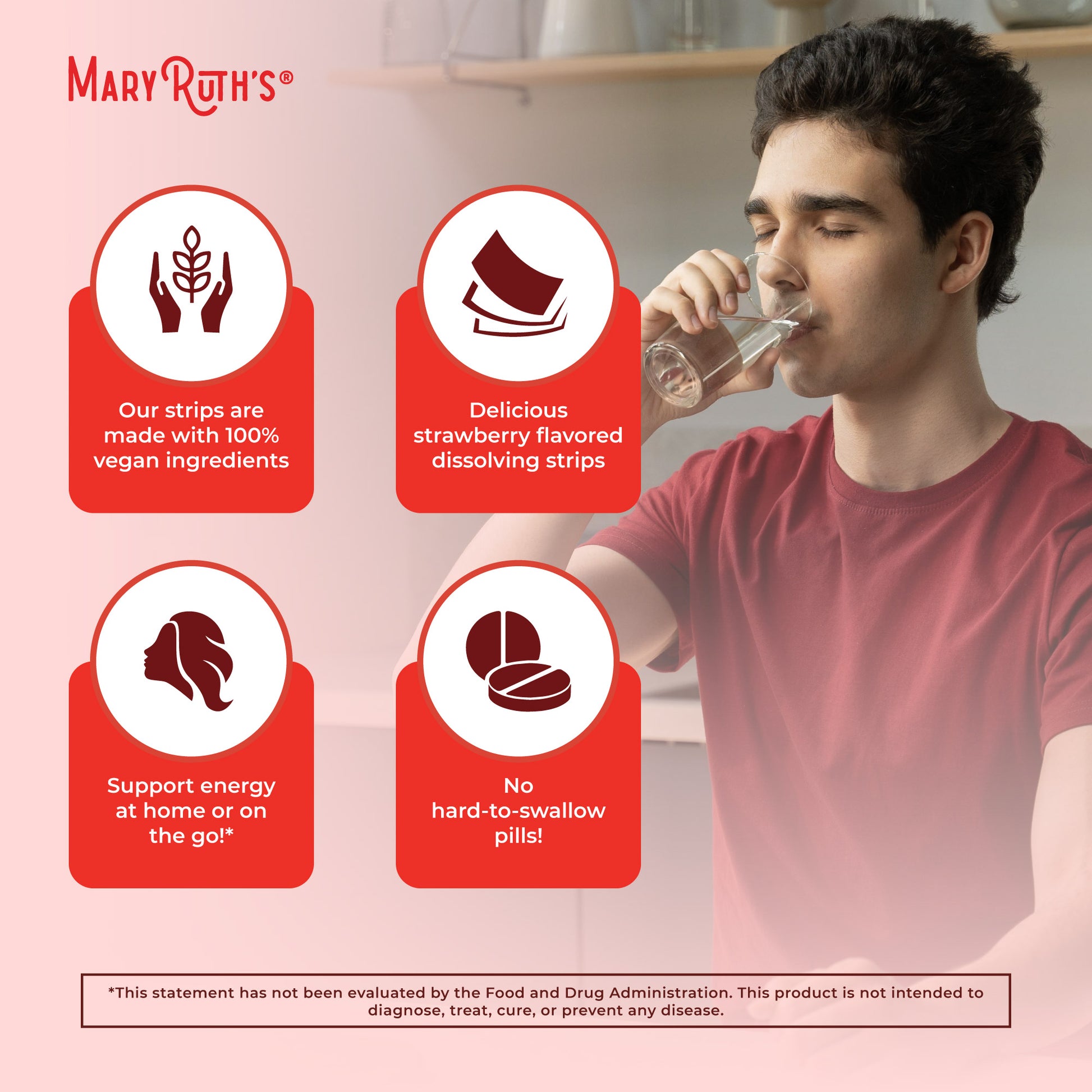 Energy Dissolving Strips Strawberry Benefits