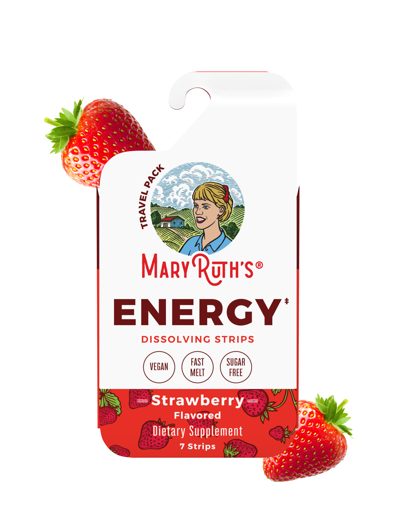 Energy Dissolving Strips Strawberry