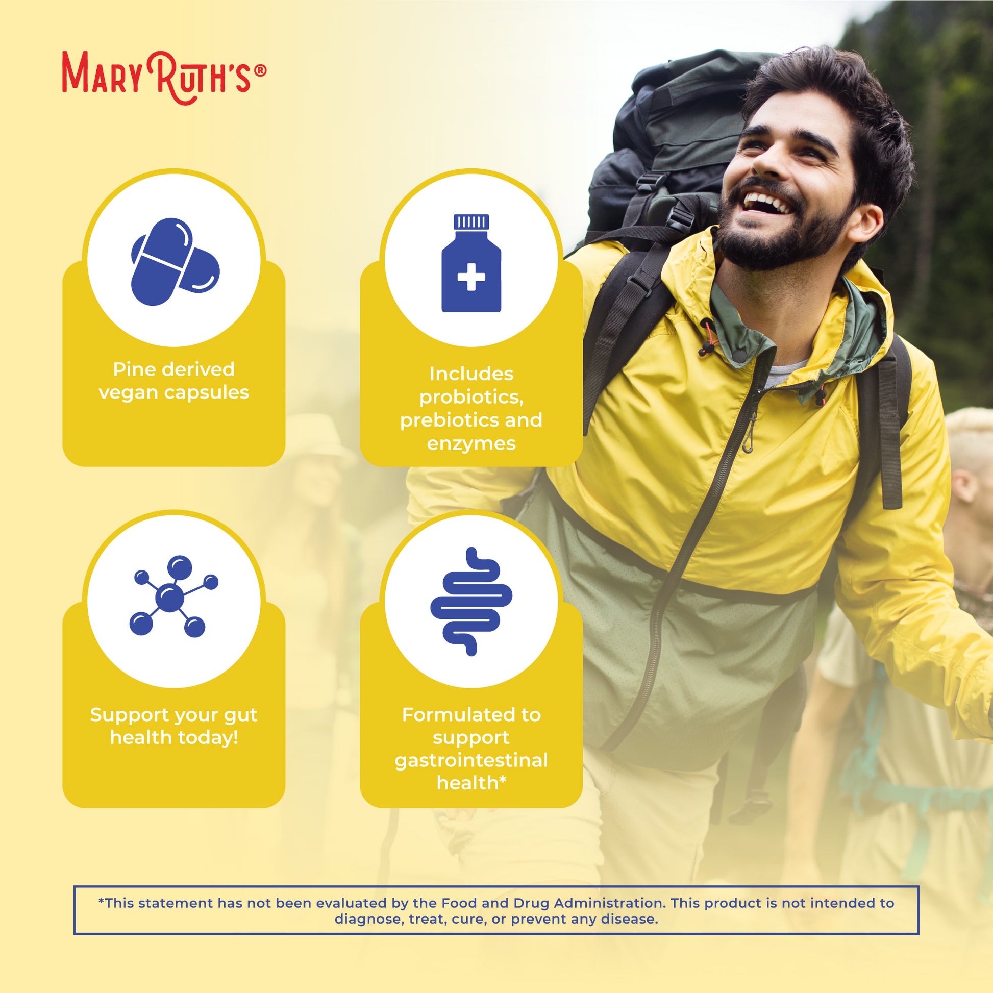 Gut Flora Health+ Enzymes 60CT Unflavored Benefits