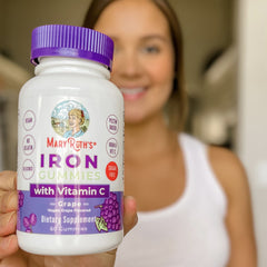 Carol H. holding product